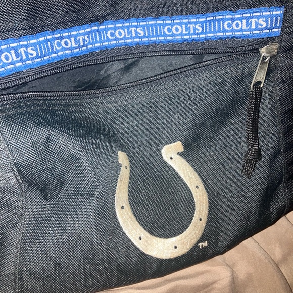 Indianapolis colts NFL football team logo travel duffel bag gym /cary on luggage - Picture 3 of 13